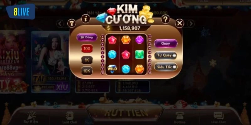 Mini Kim Cương - Game Giải Trí Không Nên Bỏ Lỡ Tại 8live